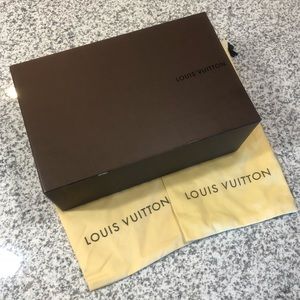 Authentic Louis Vuitton Shoe Box & Bags